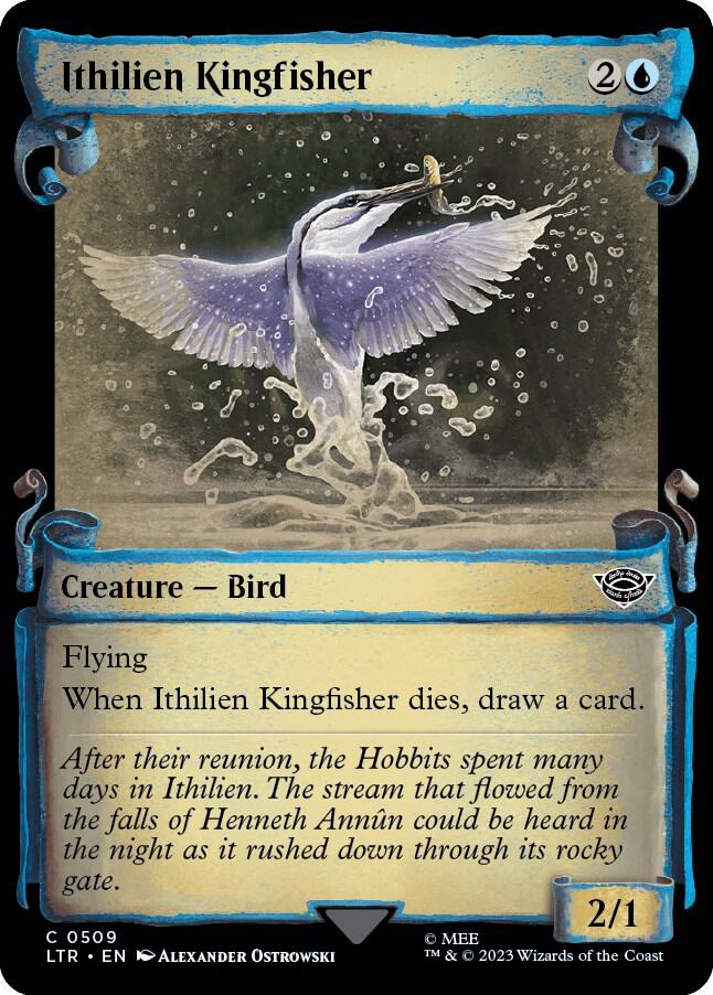 Ithilien Kingfisher (Showcase Scrolls) [Universes Beyond: The Lord of the Rings: Tales of Middle-earth] 509