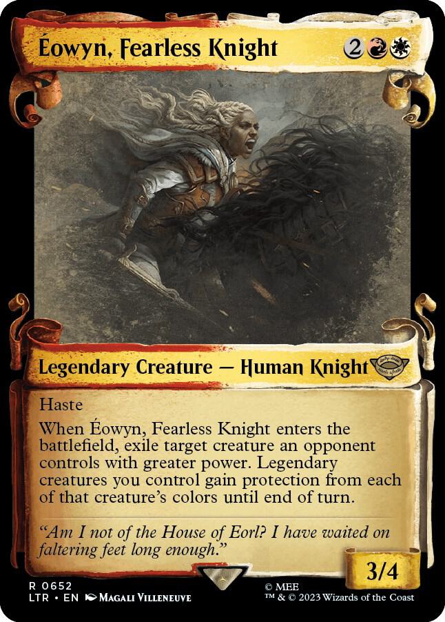 Eowyn, Fearless Knight (Showcase Scrolls) [Universes Beyond: The Lord of the Rings: Tales of Middle-earth] 652