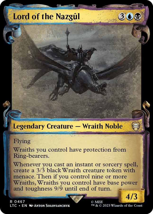Lord of the Nazgul (Showcase Scrolls) [Commander: The Lord of the Rings: Tales of Middle-earth] 467