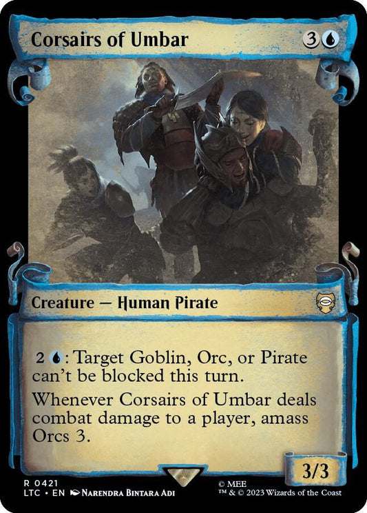 Corsairs of Umbar (Showcase Scrolls) [Commander: The Lord of the Rings: Tales of Middle-earth] 421