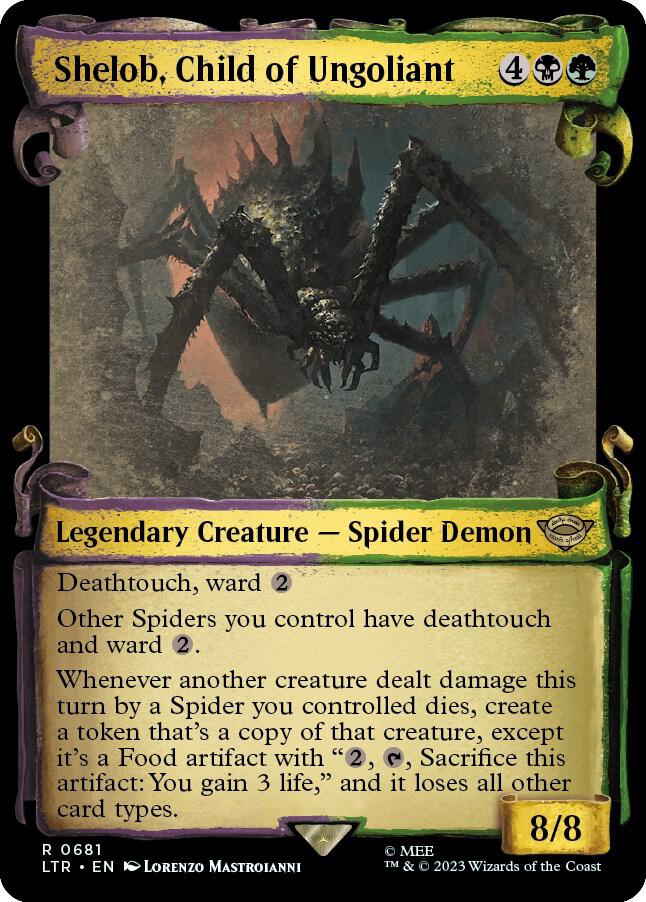 Shelob, Child of Ungoliant (Showcase Scrolls) [Universes Beyond: The Lord of the Rings: Tales of Middle-earth] 681