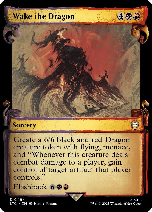 Wake the Dragon (Showcase Scrolls) [Commander: The Lord of the Rings: Tales of Middle-earth] 484