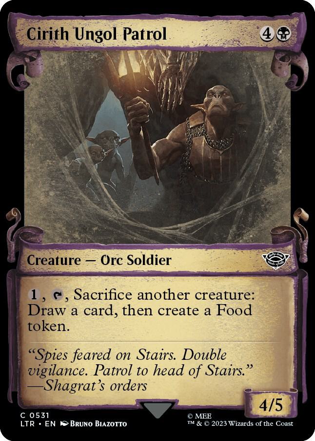 Cirith Ungol Patrol (Showcase Scrolls) [Universes Beyond: The Lord of the Rings: Tales of Middle-earth] 531