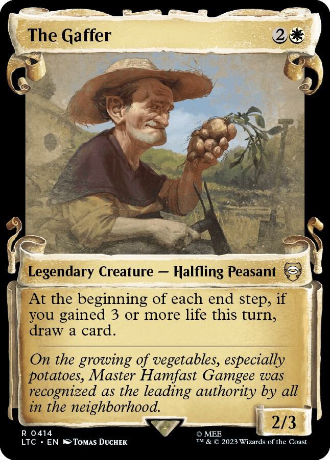 The Gaffer (Showcase Scrolls) [Commander: The Lord of the Rings: Tales of Middle-earth] 414