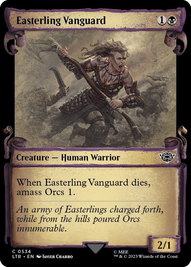 Easterling Vanguard (Showcase Scrolls) [Universes Beyond: The Lord of the Rings: Tales of Middle-earth] 534