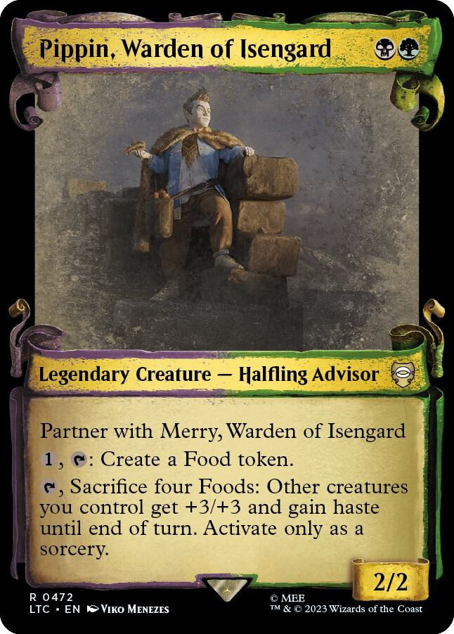 Pippin, Warden of Isengard (Showcase Scrolls) [Commander: The Lord of the Rings: Tales of Middle-earth] 472
