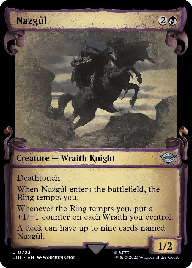 Nazgul (0723) (Showcase Scrolls) [Universes Beyond: The Lord of the Rings: Tales of Middle-earth] 723