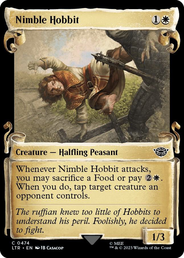 Nimble Hobbit (Showcase Scrolls) [Universes Beyond: The Lord of the Rings: Tales of Middle-earth] 474