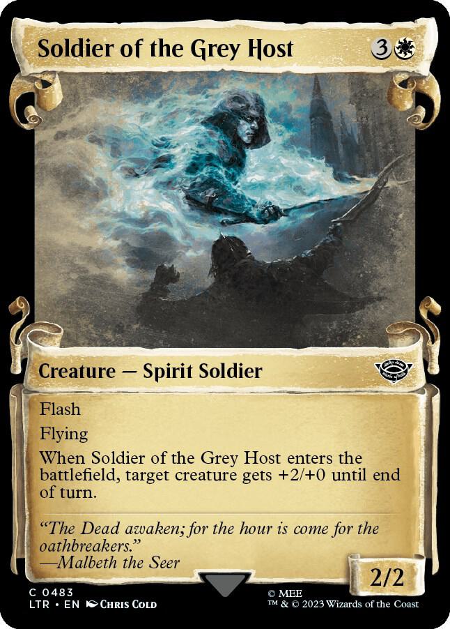 Soldier of the Grey Host (Showcase Scrolls) [Universes Beyond: The Lord of the Rings: Tales of Middle-earth] 483