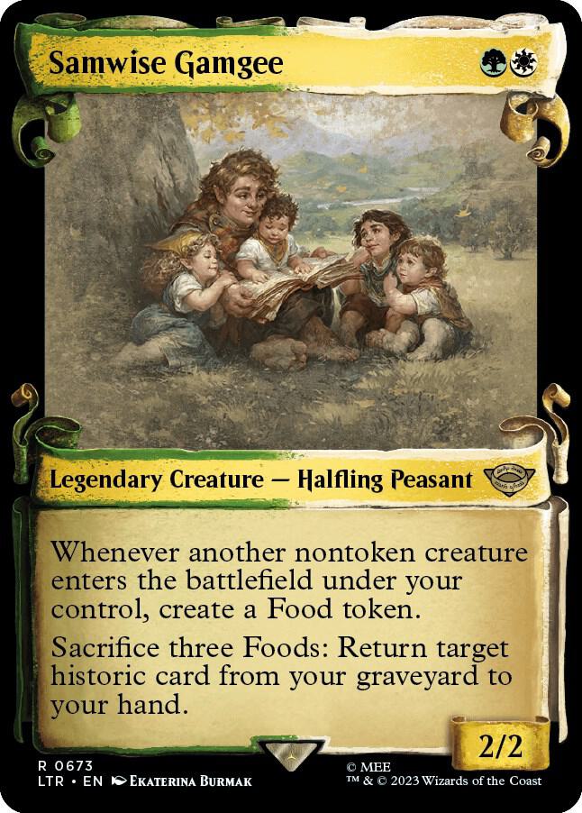 Samwise Gamgee (Showcase Scrolls) [Universes Beyond: The Lord of the Rings: Tales of Middle-earth] 673