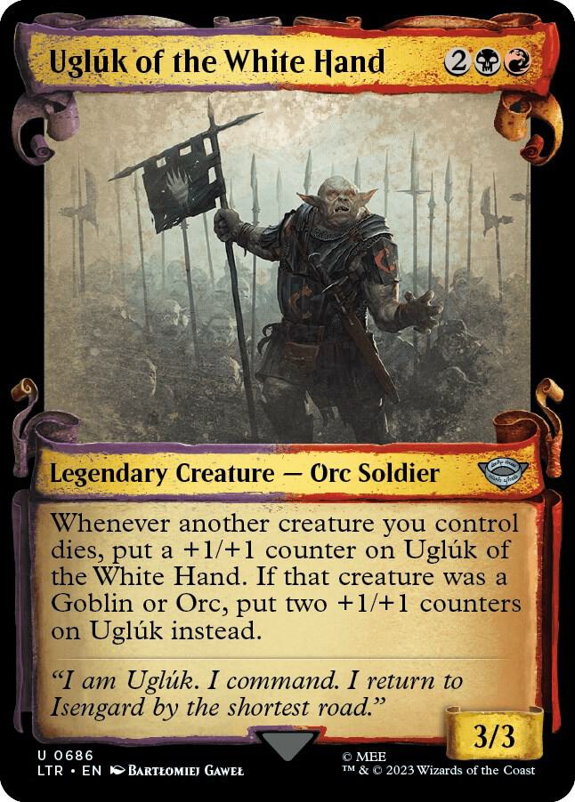 Ugluk of the White Hand (Showcase Scrolls) [Universes Beyond: The Lord of the Rings: Tales of Middle-earth] 686