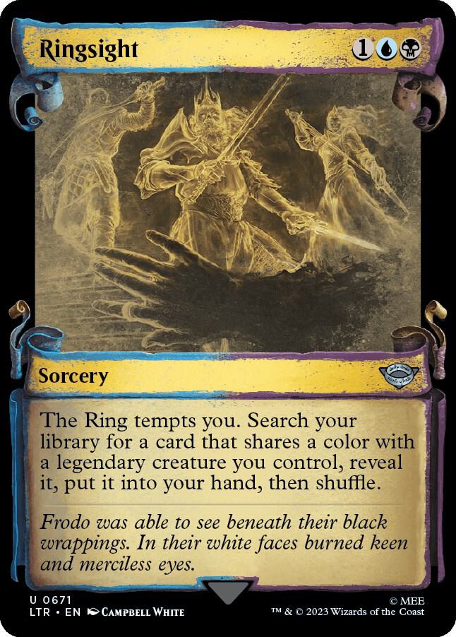 Ringsight (Showcase Scrolls) [Universes Beyond: The Lord of the Rings: Tales of Middle-earth] 671