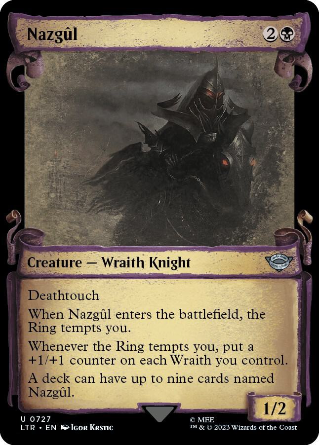 Nazgul (0727) (Showcase Scrolls) [Universes Beyond: The Lord of the Rings: Tales of Middle-earth] 727