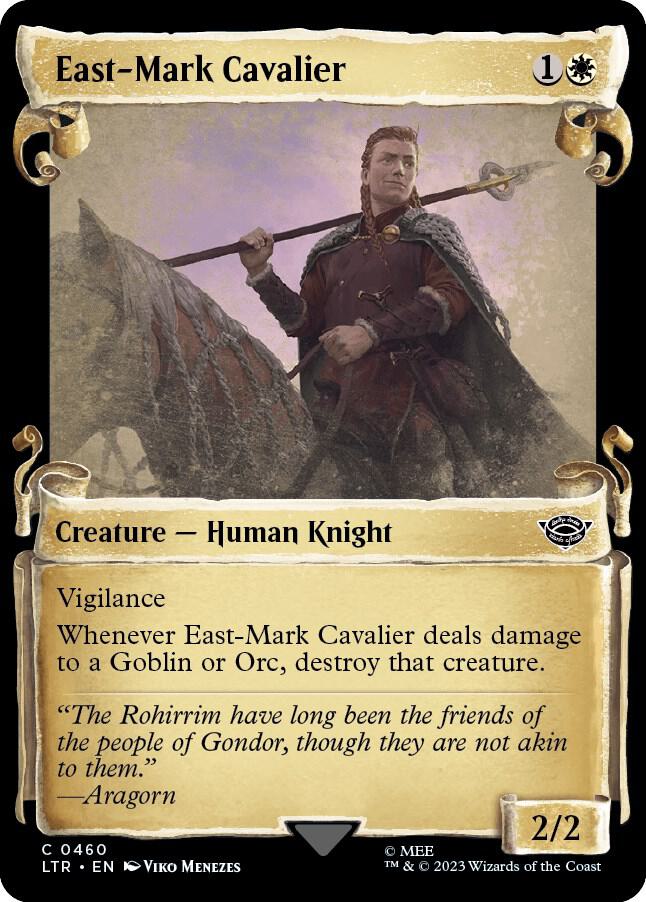 East-Mark Cavalier (Showcase Scrolls) [Universes Beyond: The Lord of the Rings: Tales of Middle-earth] 460