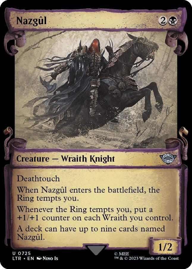 Nazgul (0725) (Showcase Scrolls) [Universes Beyond: The Lord of the Rings: Tales of Middle-earth] 725