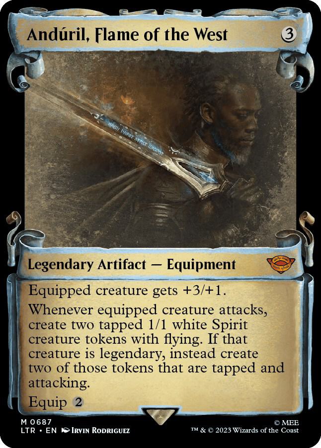 Anduril, Flame of the West (Showcase Scrolls) [Universes Beyond: The Lord of the Rings: Tales of Middle-earth] 687