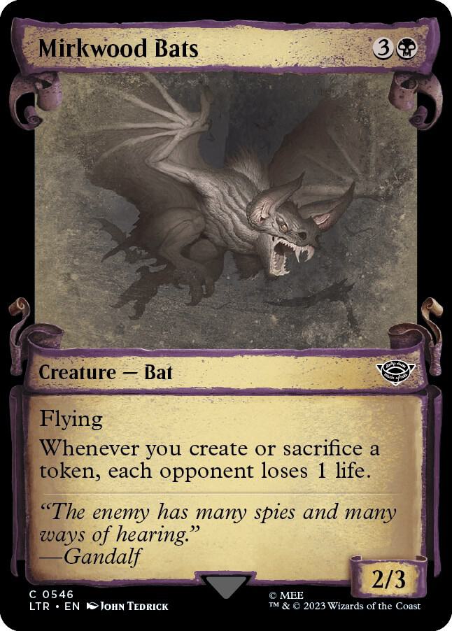 Mirkwood Bats (Showcase Scrolls) [Universes Beyond: The Lord of the Rings: Tales of Middle-earth] 546