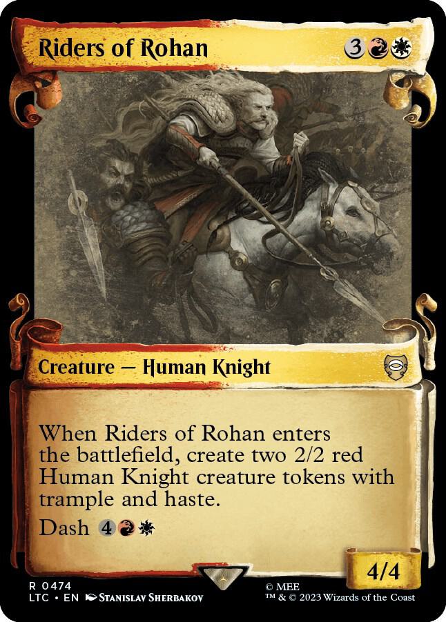 Riders of Rohan (Showcase Scrolls) [Commander: The Lord of the Rings: Tales of Middle-earth] 474