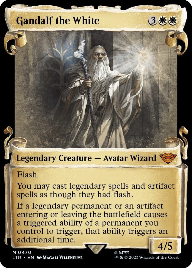 Gandalf the White (Showcase Scrolls) [Universes Beyond: The Lord of the Rings: Tales of Middle-earth] 470