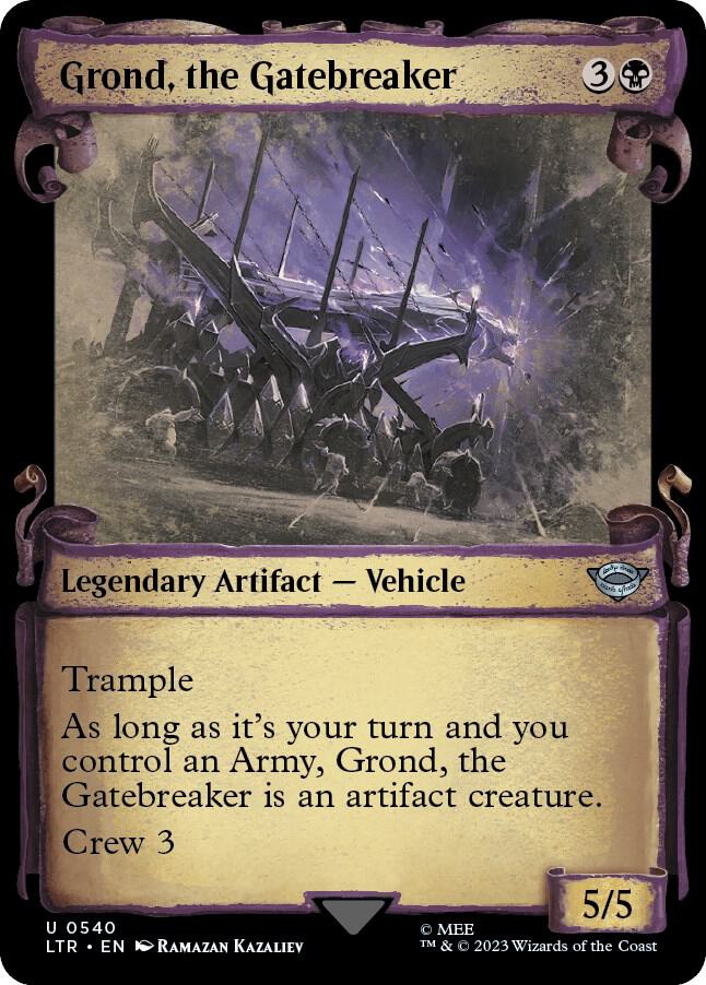 Grond, the Gatebreaker (Showcase Scrolls) [Universes Beyond: The Lord of the Rings: Tales of Middle-earth] 540