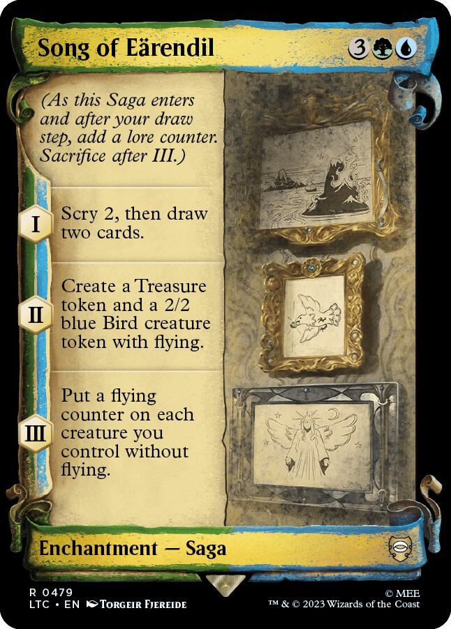 Song of Earendil (Showcase Scrolls) [Commander: The Lord of the Rings: Tales of Middle-earth] 479