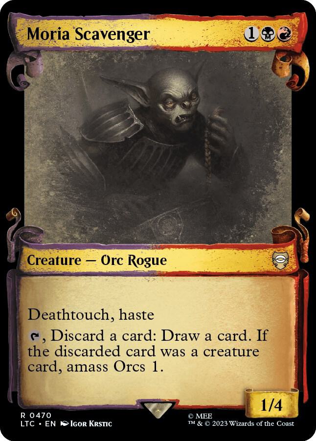 Moria Scavenger (Showcase Scrolls) [Commander: The Lord of the Rings: Tales of Middle-earth] 470