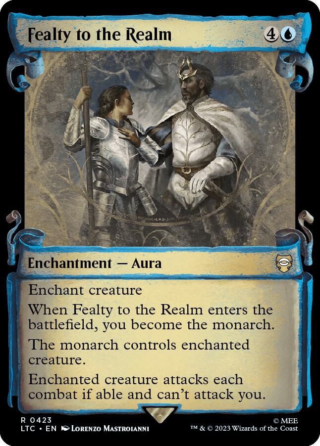 Fealty to the Realm (Showcase Scrolls) [Commander: The Lord of the Rings: Tales of Middle-earth] 423