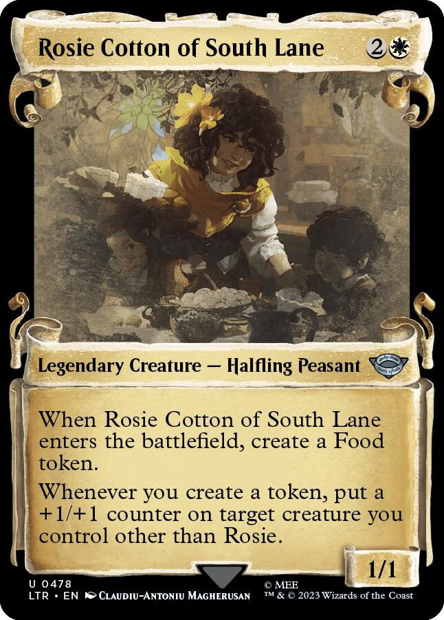 Rosie Cotton of South Lane (Showcase Scrolls) [Universes Beyond: The Lord of the Rings: Tales of Middle-earth] 478