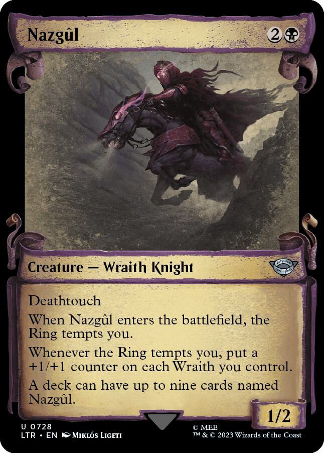Nazgul (0728) (Showcase Scrolls) [Universes Beyond: The Lord of the Rings: Tales of Middle-earth] 728