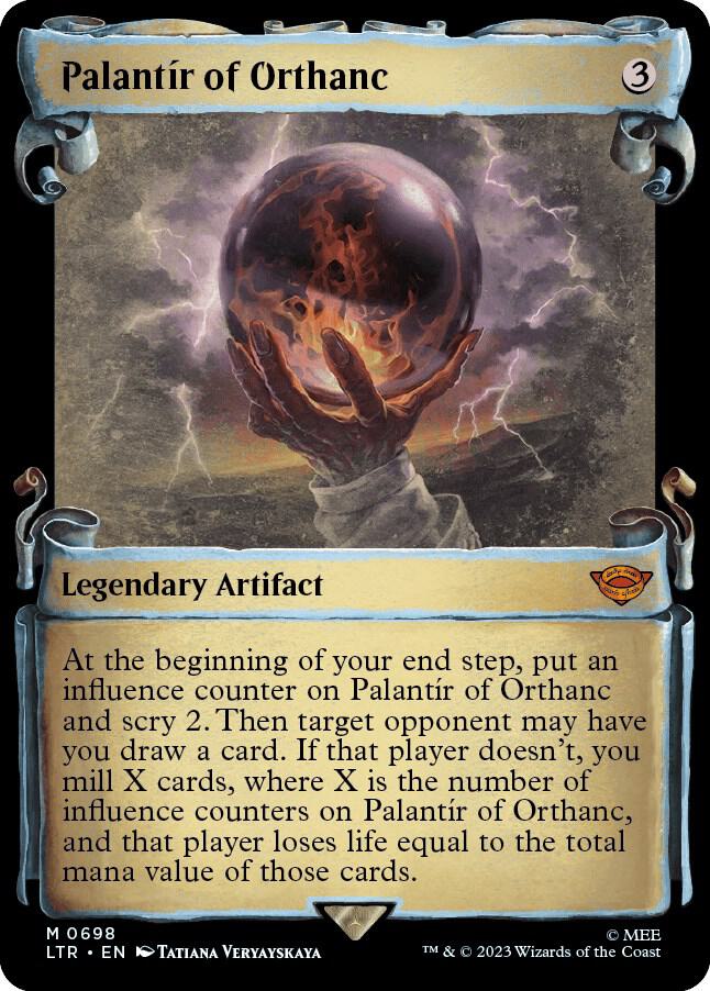 Palantir of Orthanc (Showcase Scrolls) [Universes Beyond: The Lord of the Rings: Tales of Middle-earth] 698