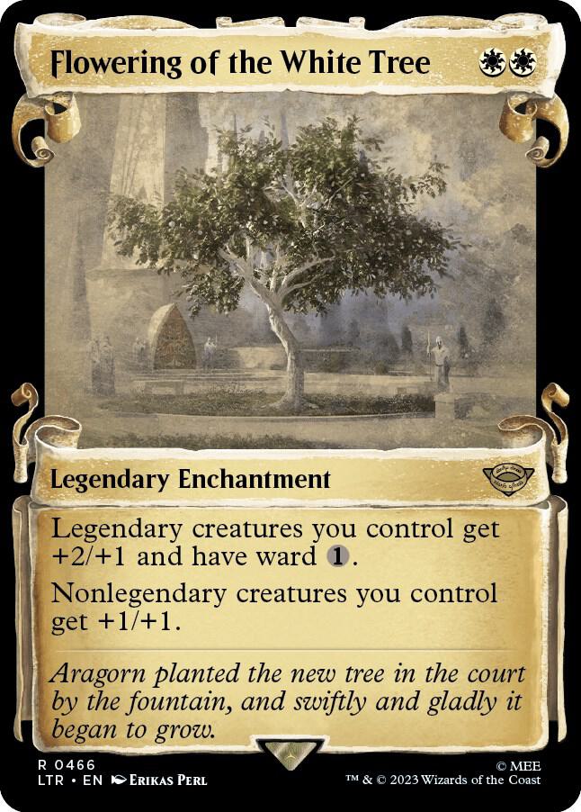 Flowering of the White Tree (Showcase Scrolls) [Universes Beyond: The Lord of the Rings: Tales of Middle-earth] 466
