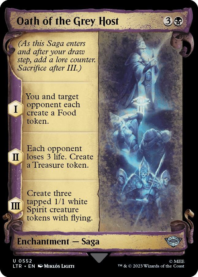 Oath of the Grey Host (Showcase Scrolls) [Universes Beyond: The Lord of the Rings: Tales of Middle-earth] 552