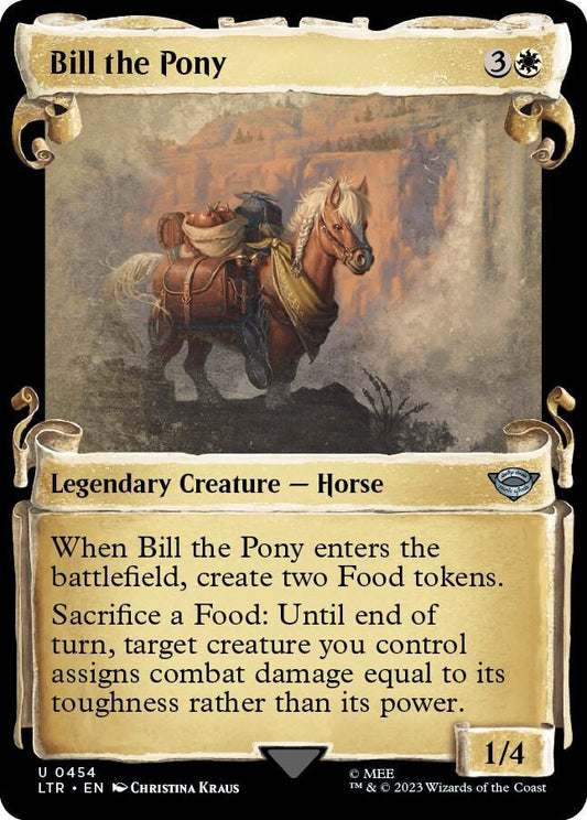 Bill the Pony (Showcase Scrolls) [Universes Beyond: The Lord of the Rings: Tales of Middle-earth] 454
