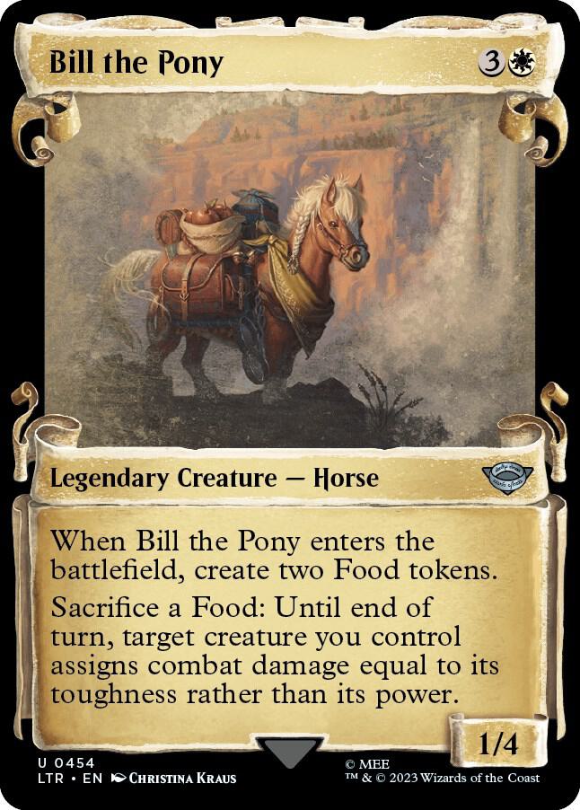 Bill the Pony (Showcase Scrolls) [Universes Beyond: The Lord of the Rings: Tales of Middle-earth] 454