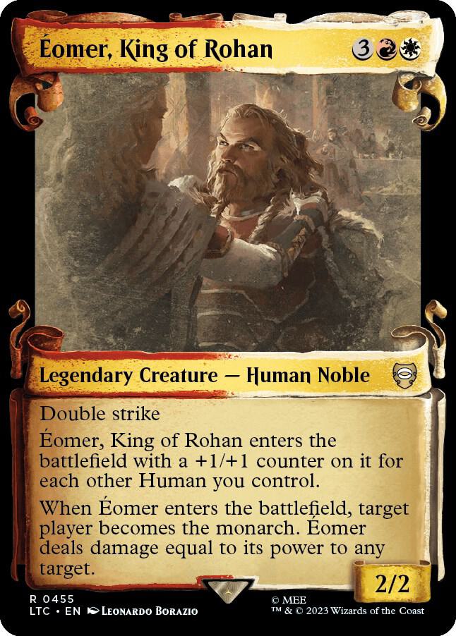 Eomer, King of Rohan (Showcase Scrolls) [Commander: The Lord of the Rings: Tales of Middle-earth] 455