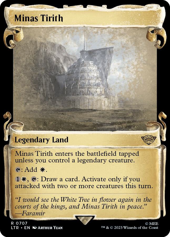 Minas Tirith (Showcase Scrolls) [Universes Beyond: The Lord of the Rings: Tales of Middle-earth] 707