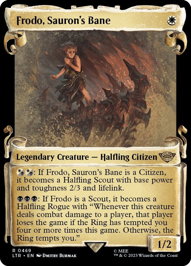 Frodo, Sauron's Bane (Showcase Scrolls) [Universes Beyond: The Lord of the Rings: Tales of Middle-earth] 469