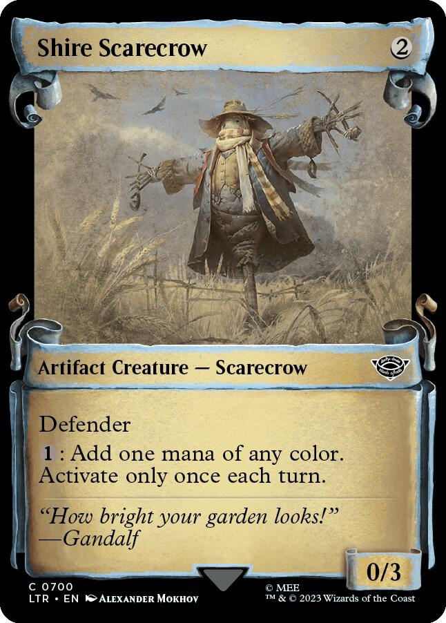 Shire Scarecrow (Showcase Scrolls) [Universes Beyond: The Lord of the Rings: Tales of Middle-earth] 700