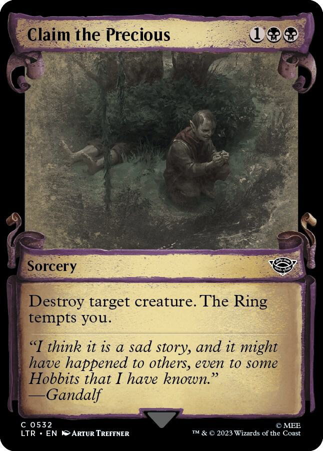 Claim the Precious (Showcase Scrolls) [Universes Beyond: The Lord of the Rings: Tales of Middle-earth] 532