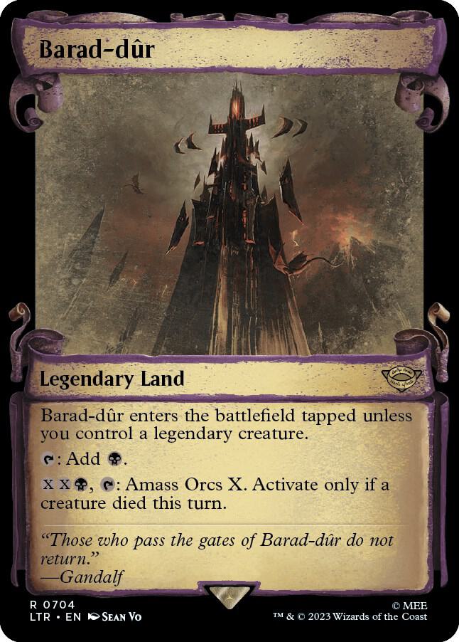Barad-dur (Showcase Scrolls) [Universes Beyond: The Lord of the Rings: Tales of Middle-earth] 704