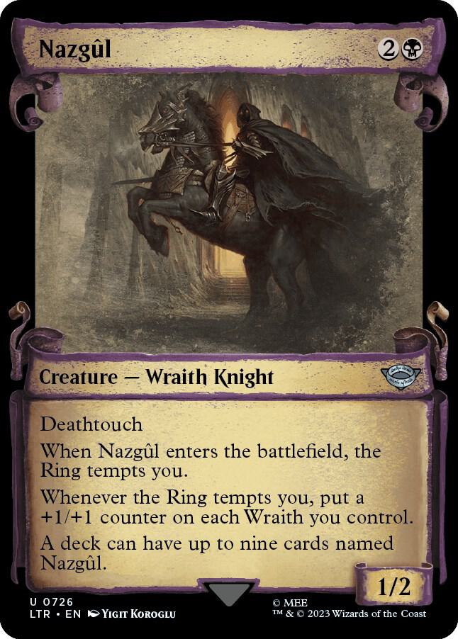 Nazgul (0726) (Showcase Scrolls) [Universes Beyond: The Lord of the Rings: Tales of Middle-earth] 726