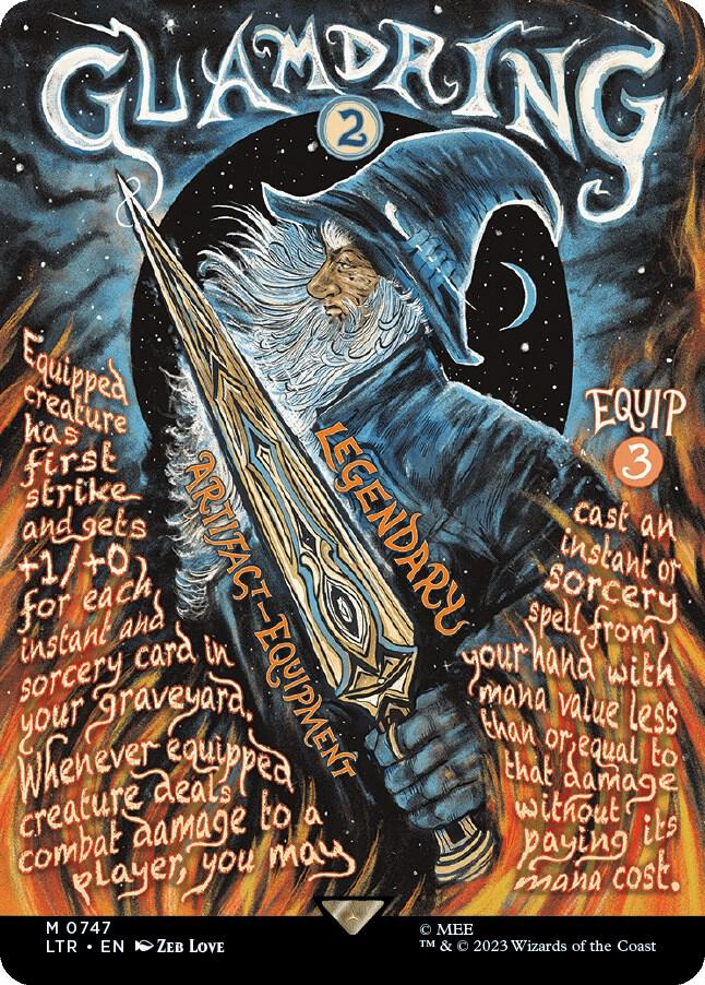Glamdring (Borderless Poster) [Universes Beyond: The Lord of the Rings: Tales of Middle-earth] 747