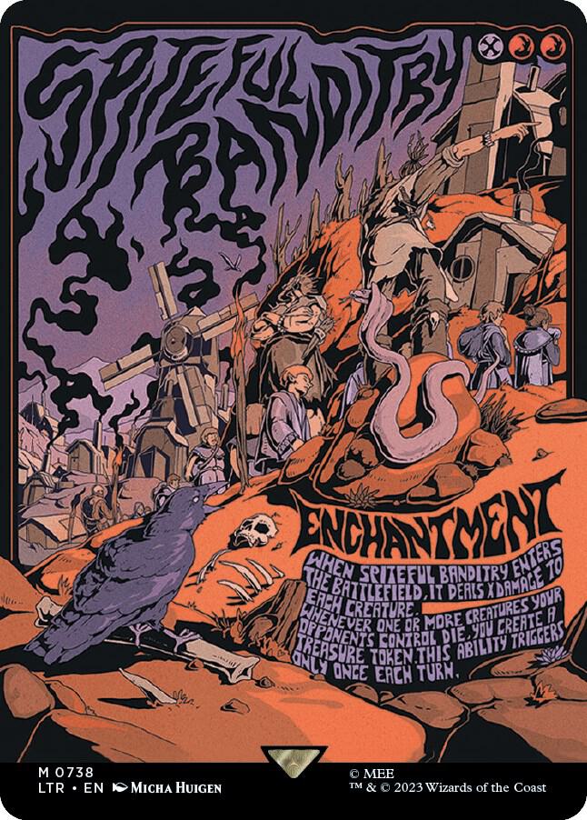 Spiteful Banditry (Borderless Poster) [Universes Beyond: The Lord of the Rings: Tales of Middle-earth] 738