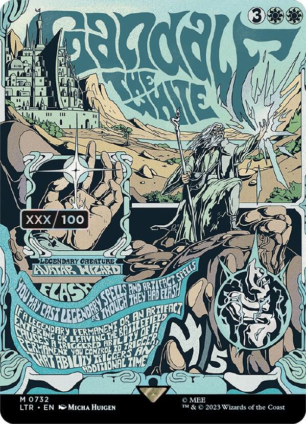Gandalf the White (Borderless Poster) (Serial Numbered) [Universes Beyond: The Lord of the Rings: Tales of Middle-earth] 732