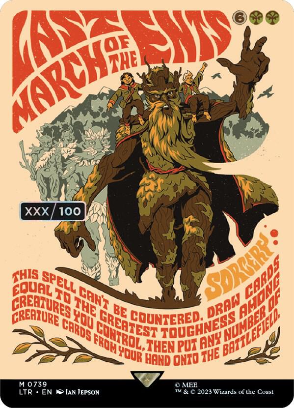 Last March of the Ents (Borderless Poster) (Serial Numbered) [Universes Beyond: The Lord of the Rings: Tales of Middle-earth] 739