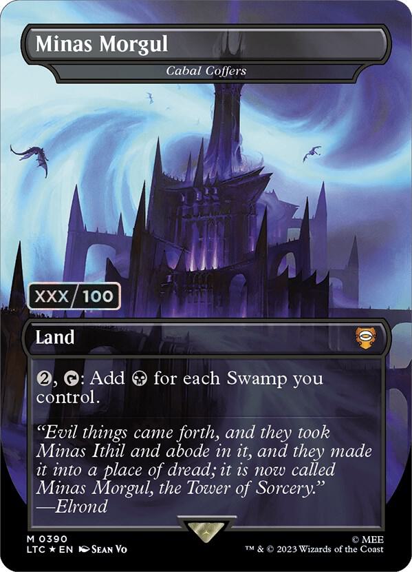 Minas Morgul - Cabal Coffers (Serial Numbered) [Commander: The Lord of the Rings: Tales of Middle-earth] 390