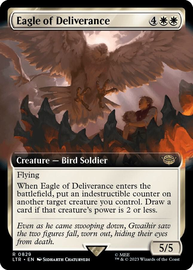 Eagle of Deliverance (Extended Art) [Universes Beyond: The Lord of the Rings: Tales of Middle-earth] 829
