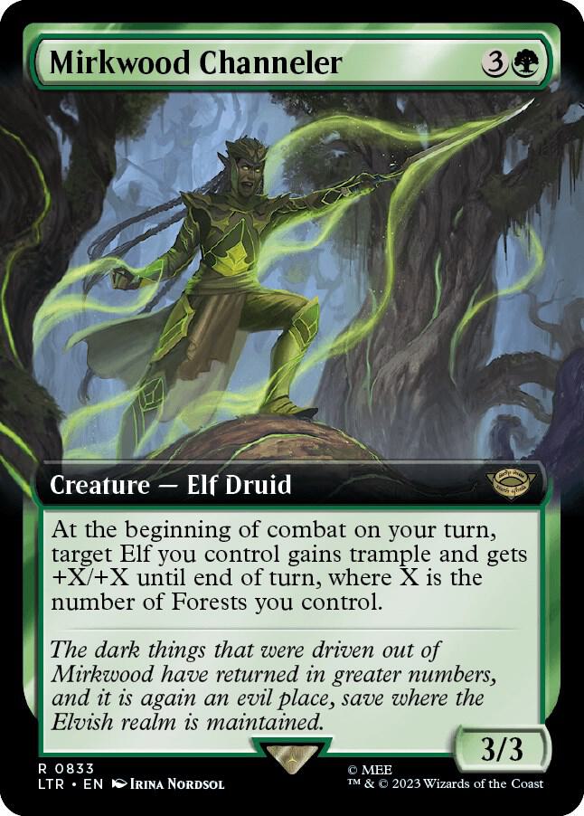 Mirkwood Channeler (Extended Art) [Universes Beyond: The Lord of the Rings: Tales of Middle-earth] 833