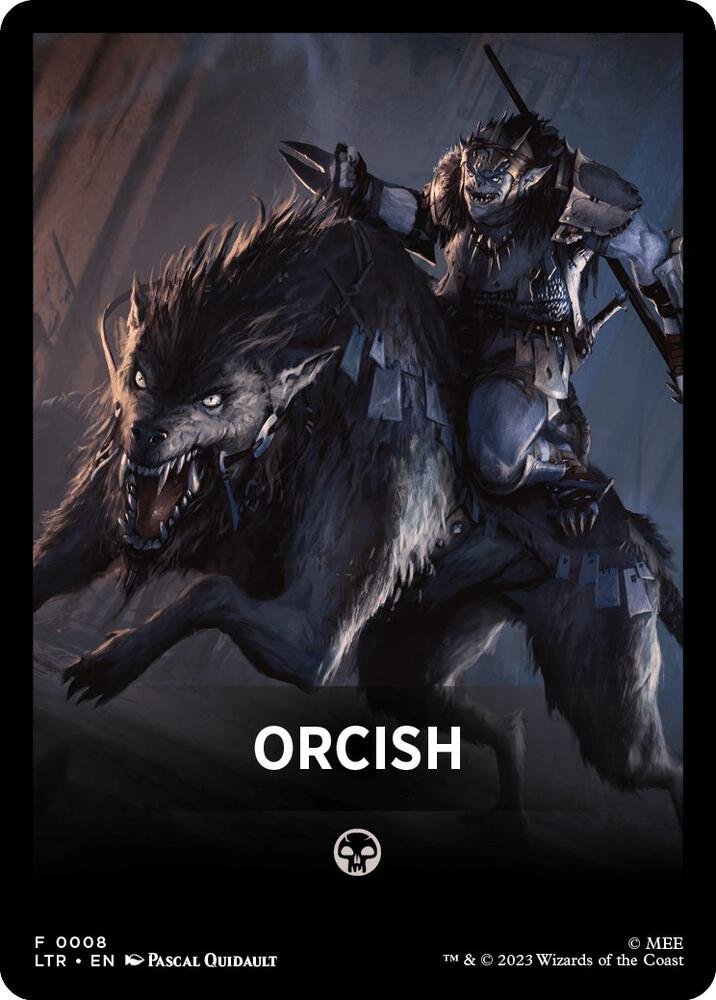 Orcish Theme Card [Universes Beyond: The Lord of the Rings: Tales of Middle-earth] 8