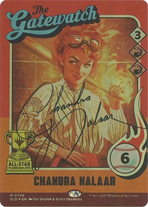 Chandra Nalaar (748) (Autographed) [Secret Lair Drop Series] 748